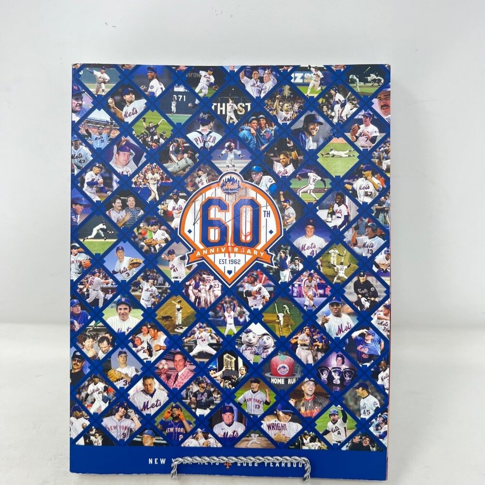 2022 New York Mets Yearbook 60th Anniversary‎ Edition - Damaged Cover